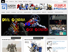 Tablet Screenshot of gundamcentury.com